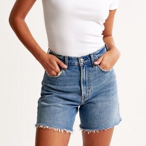 Abercrombie high rise dad shorts